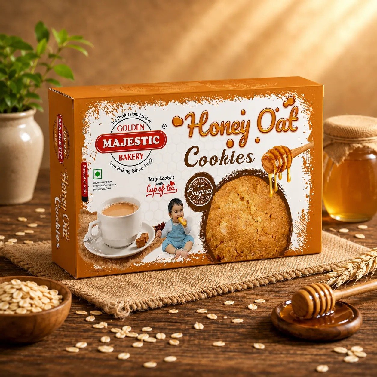 Honey Oat Cookies