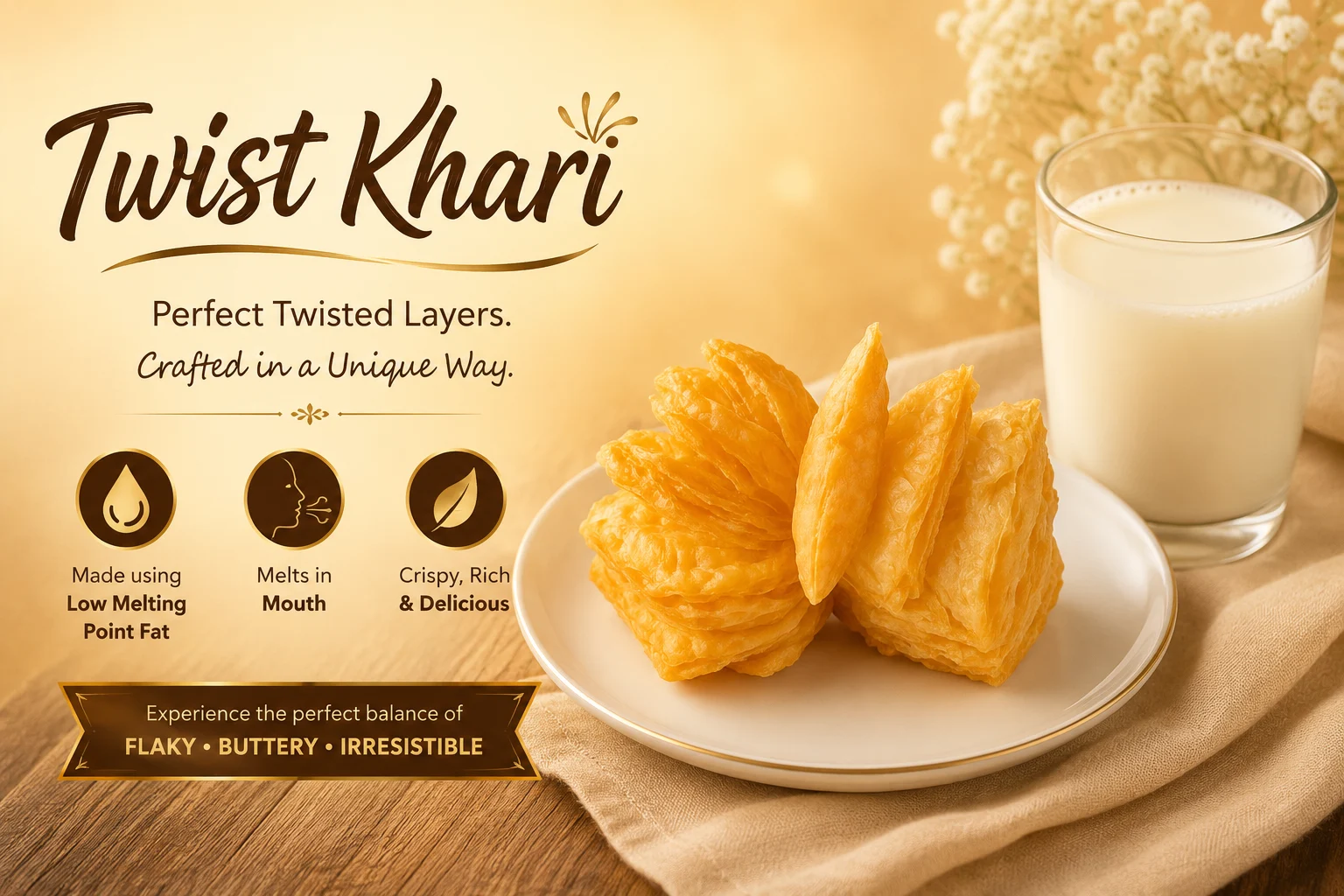 Twist Khari features